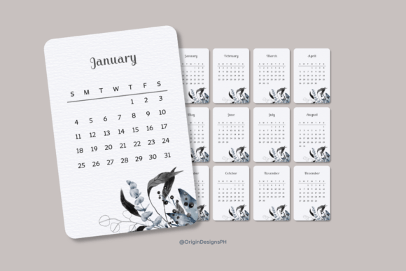 2026 Calendar Winter Berry