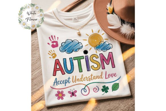 Autism Acceptance Rainbow PNG Clipart