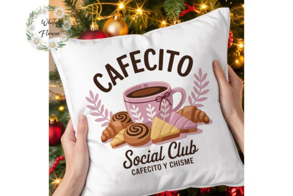 Cafecito Social Club Sublimation Design: A Versatile, Print-Ready Asset for Creators