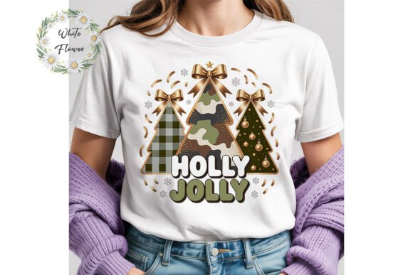 Camo Christmas Tree Digital PNG