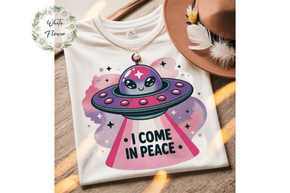 Cute Alien UFO Sublimation PNG: A Strategic Creative Asset for Modern Print-on-Demand and Brand Storytelling