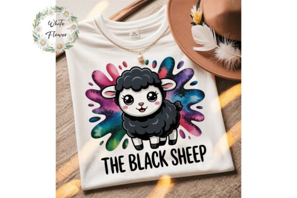 Cute Black Sheep Sublimation PNG: A Practical Resource for Print-on-Demand and Craft Projects