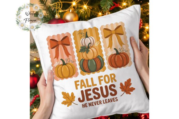 Fall for Jesus Pumpkin PNG Clipart