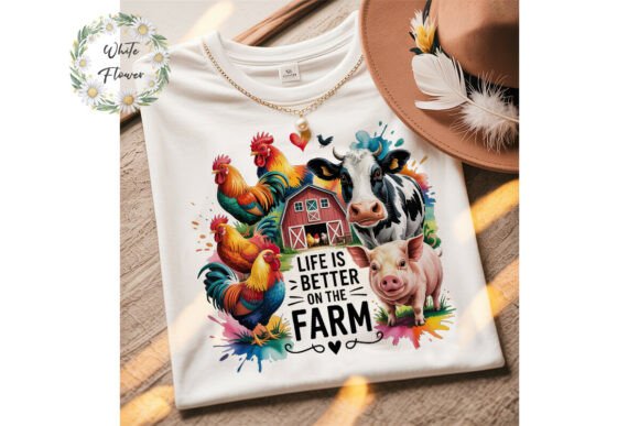 Farm Life Watercolor Animals Sublimation Design: A Creative Toolkit for Makers and Entrepreneurs