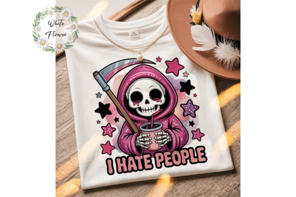 Glitter Pink Reaper PNG Clipart
