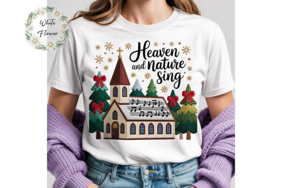 Heaven and Nature Sing Church Art PNG