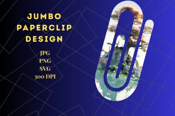 Jumbo Paperclip Design – Zen Garden