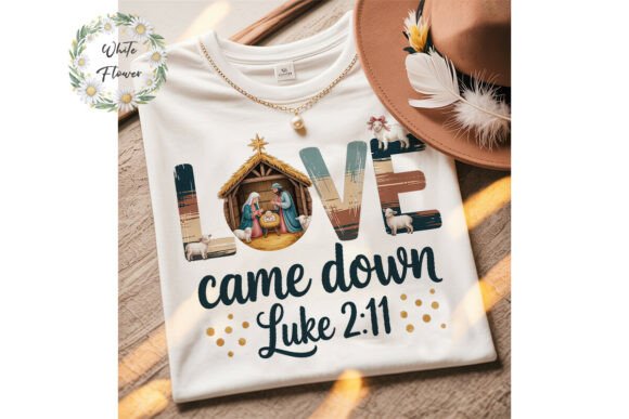 LOVE Came Down Nativity PNG Clipart: A Practical, High-Resolution Asset for Seasonal Design Work