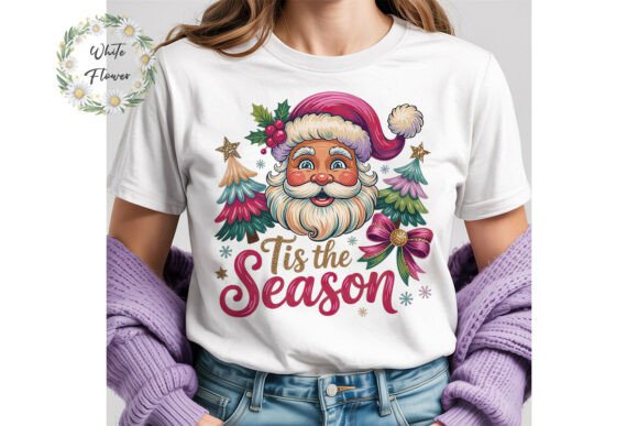 Pink Retro Santa Christmas PNG Clipart: A Strategic Creative Asset for Modern Designers and Entrepreneurs