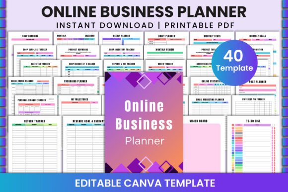 Printable Online Business Planner Canva: A Comprehensive Tool for Organized Success