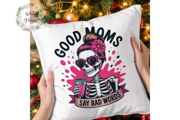 Sassy Skeleton Mom Pink Drink Sublimatio: A Practical Asset for Creative Professionals