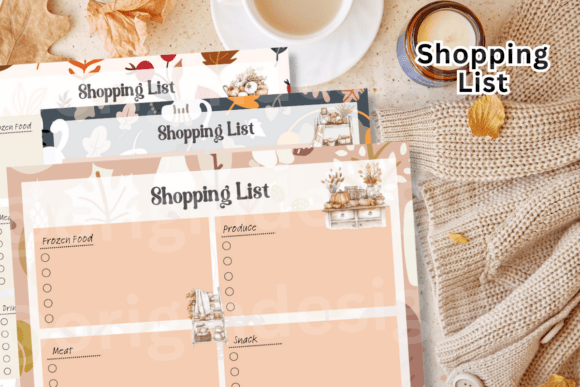 Shopping List Autumn Fall Vibe: Organize Your Season With Purpose