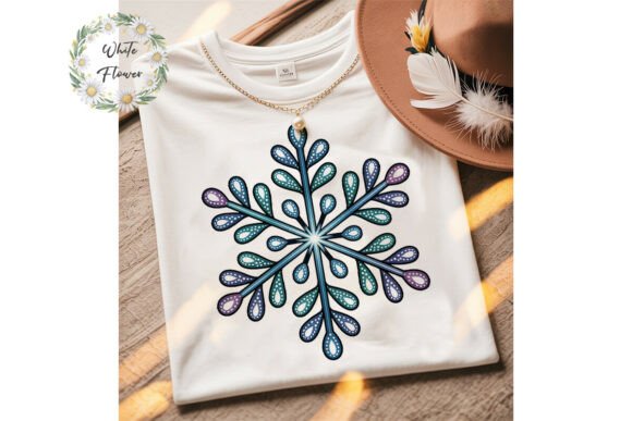 Sparkling Blue Snowflake PNG Clipart