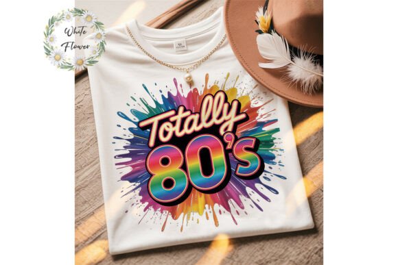 Totally 80s Neon Watercolor PNG Clipart